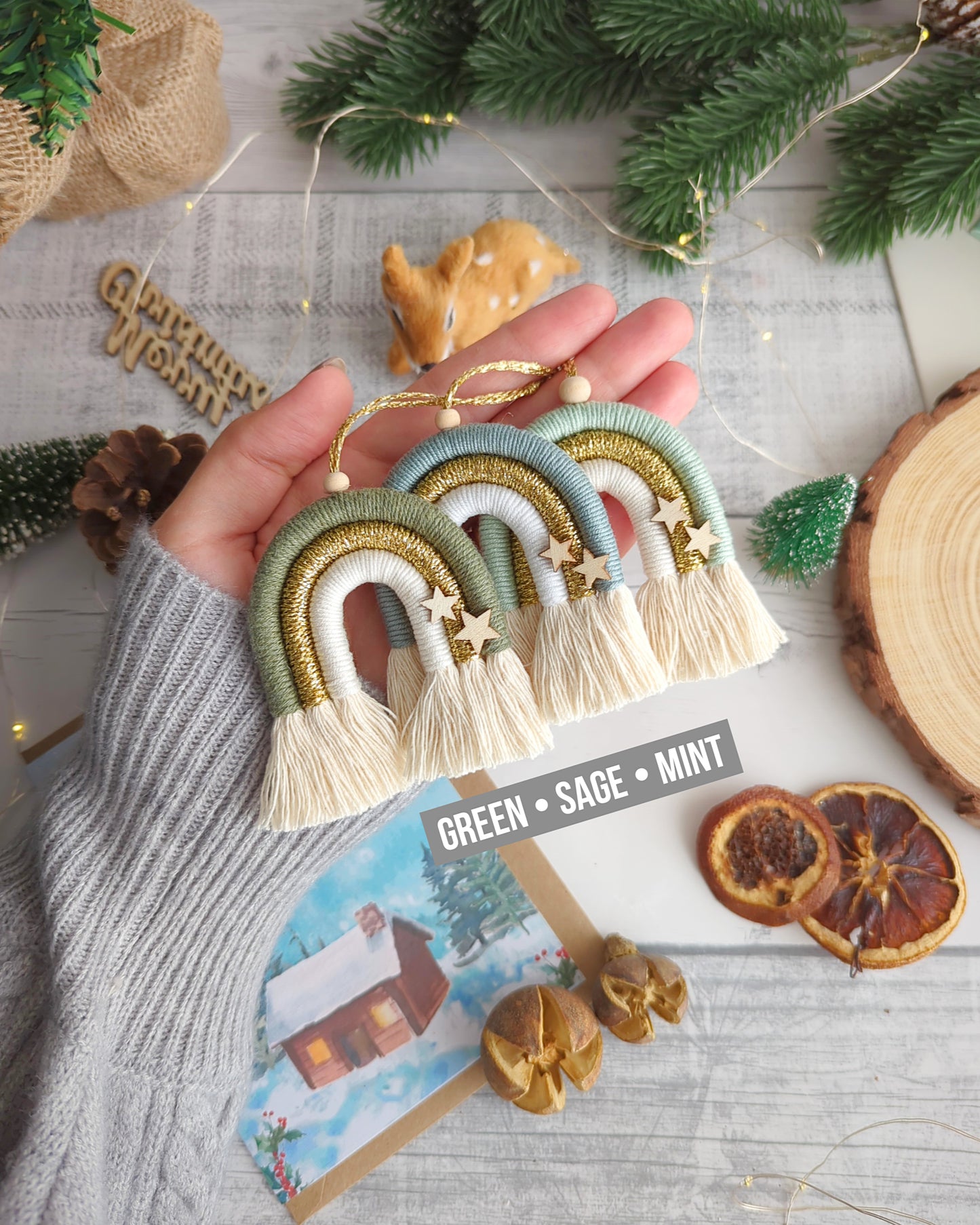Mini rainbows - Christmas ornaments