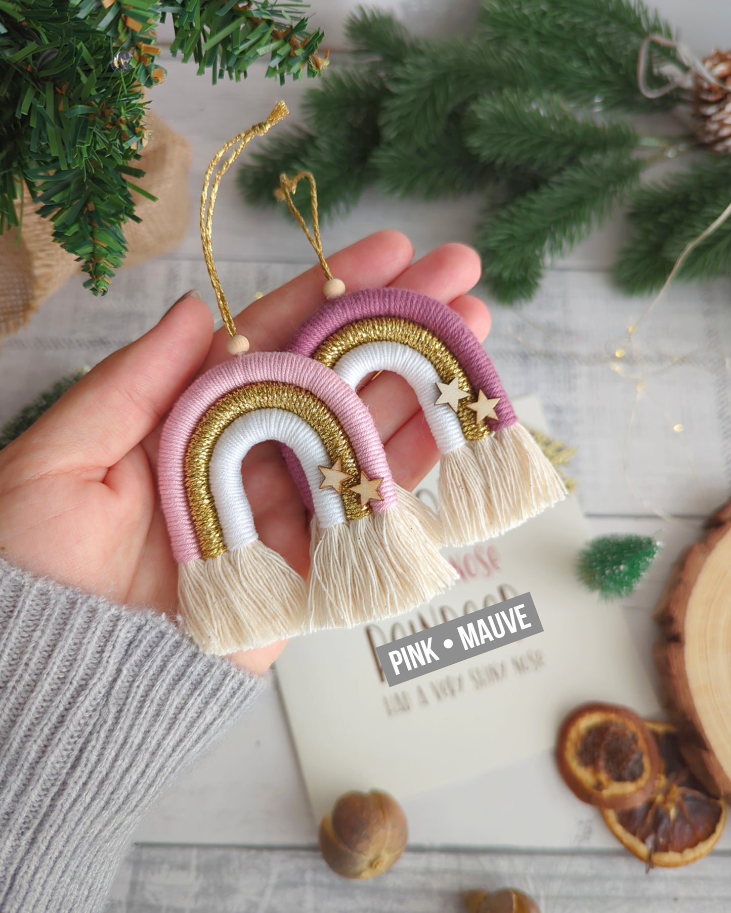 Mini rainbows - Christmas ornaments