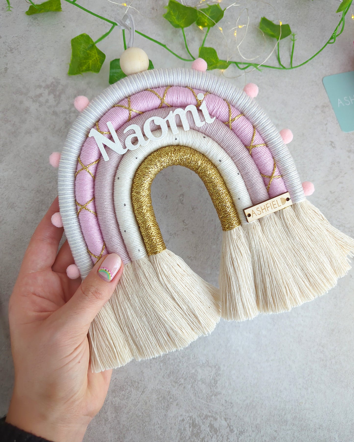 'Aurora' • Rainbow Wall Hanging