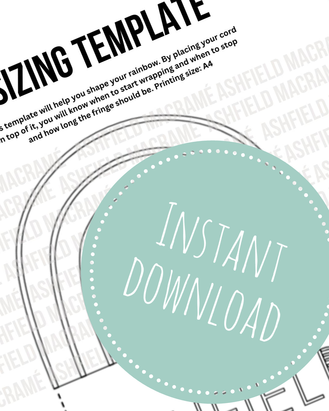 Printable • Sizing Templates