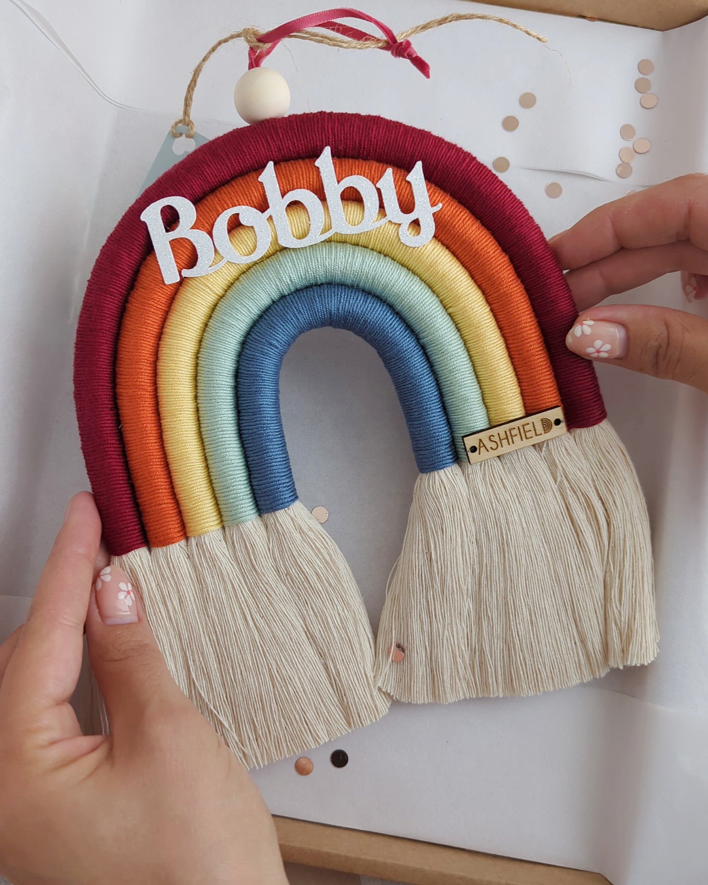 'The Classic' - Handmade Rainbow Wall Hanging