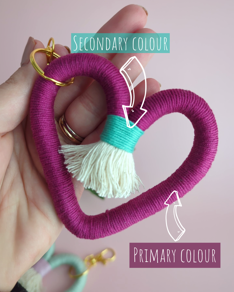 DIY KIT: Heart Keyring