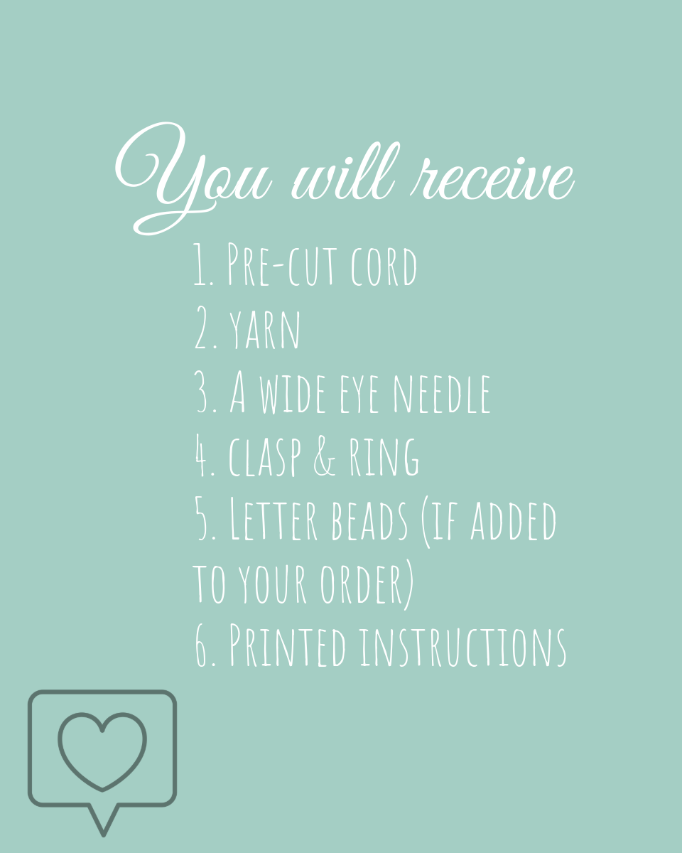 DIY KIT: Heart Keyring