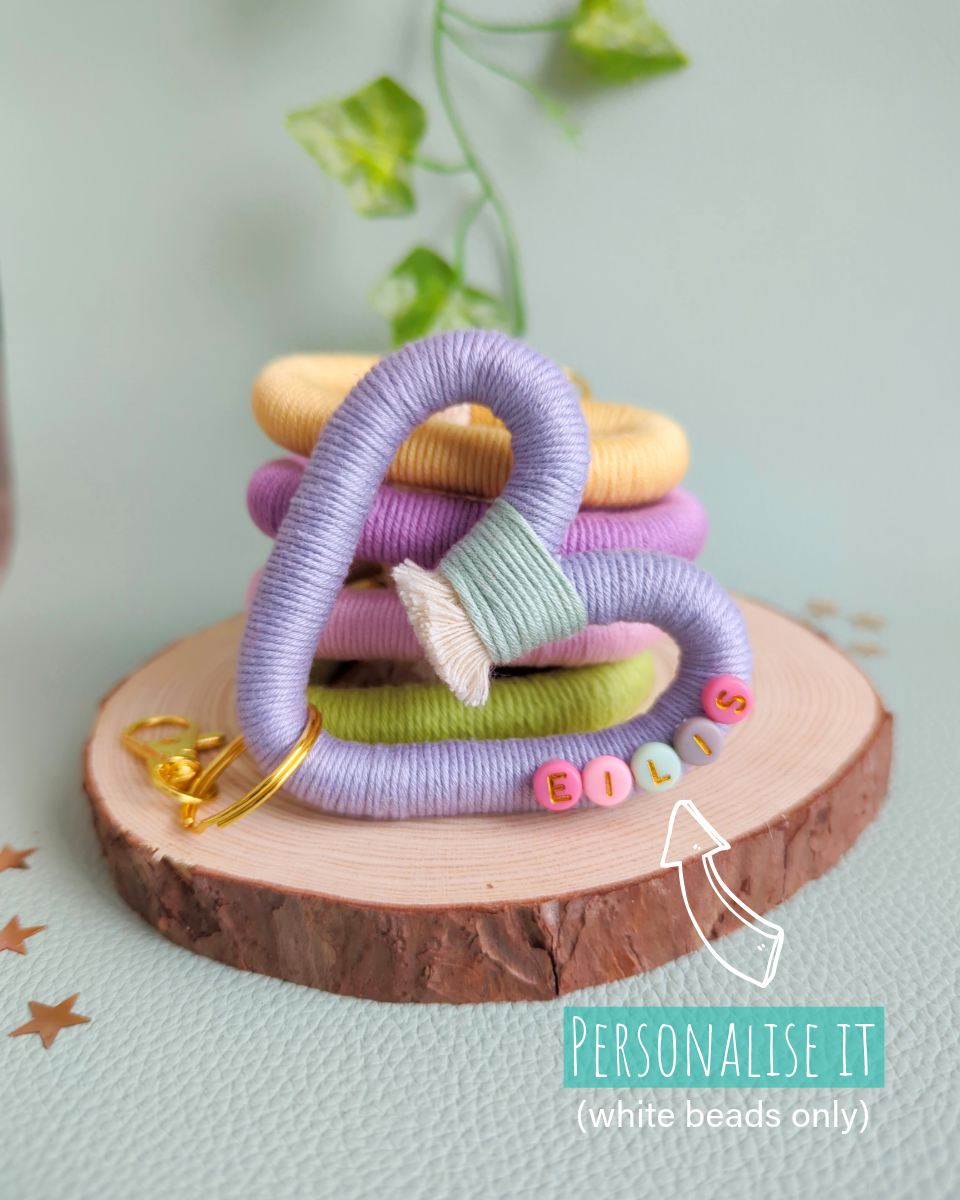 DIY KIT: Heart Keyring