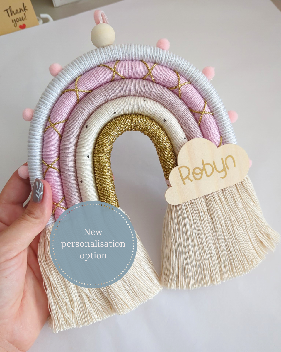 'Aurora' • Rainbow Wall Hanging