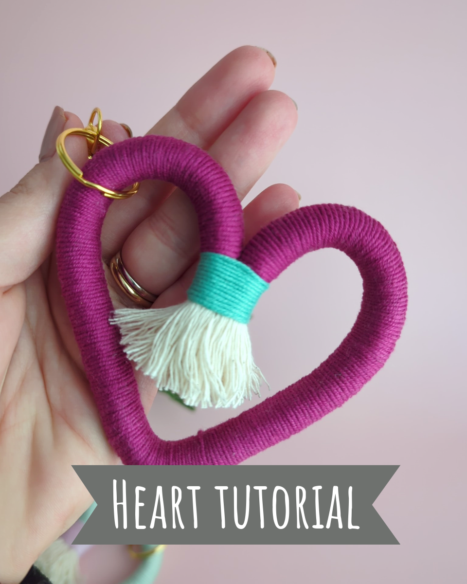 Heart Keyring Tutorial - DIGITAL DOWNLOAD