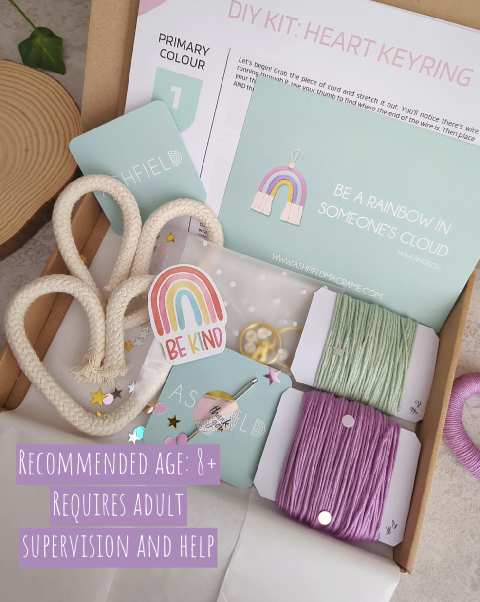 DIY KIT: Heart Keyring