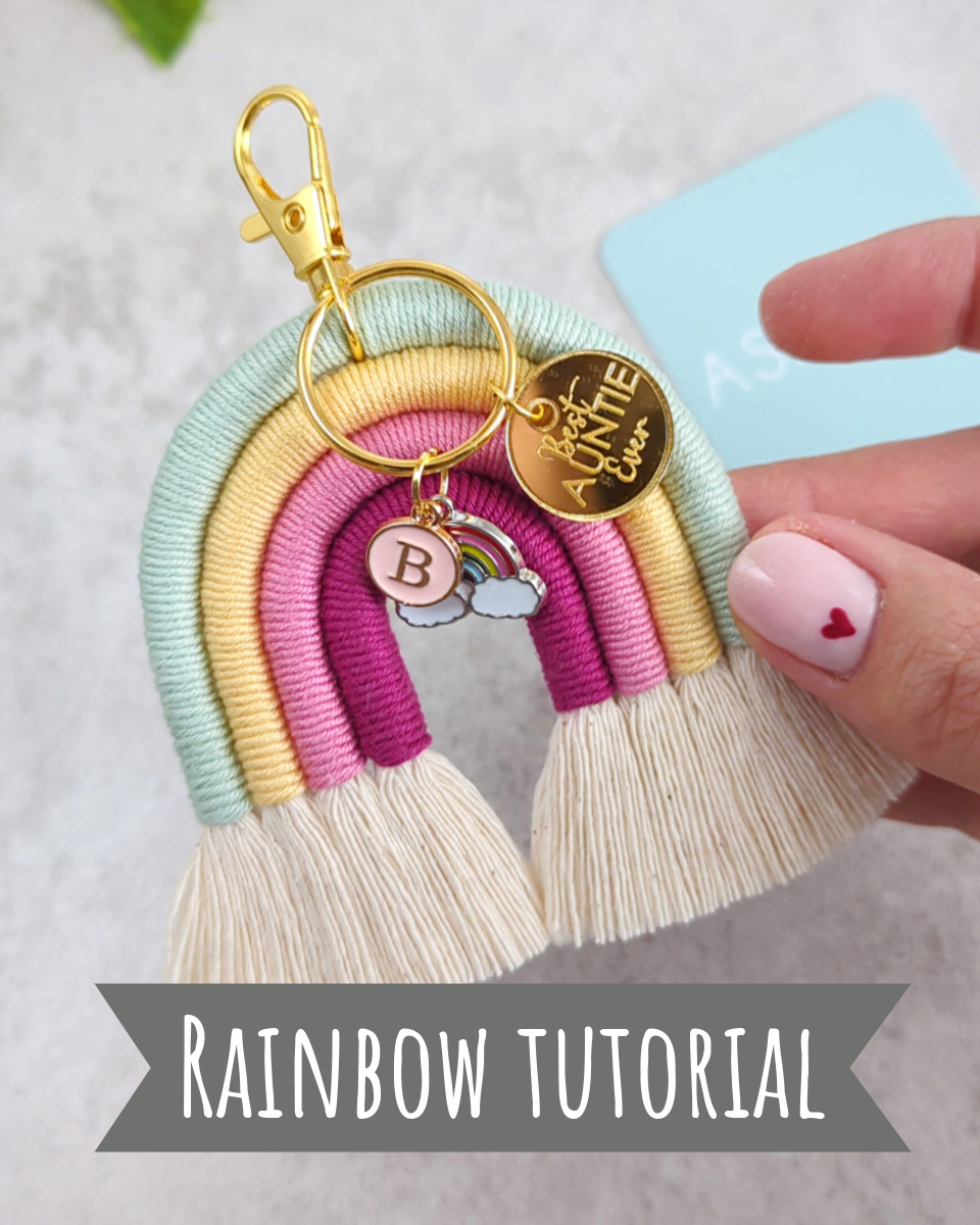 Rainbow Bag Charm Tutorial - DIGITAL DOWNLOAD