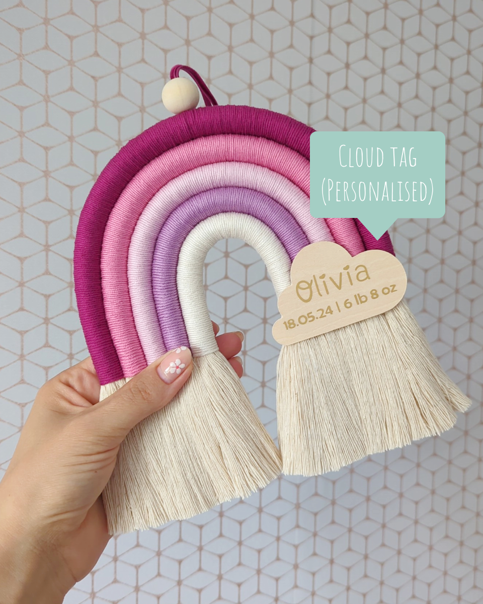 Flamingo | Handmade Rainbow Wall Hanging