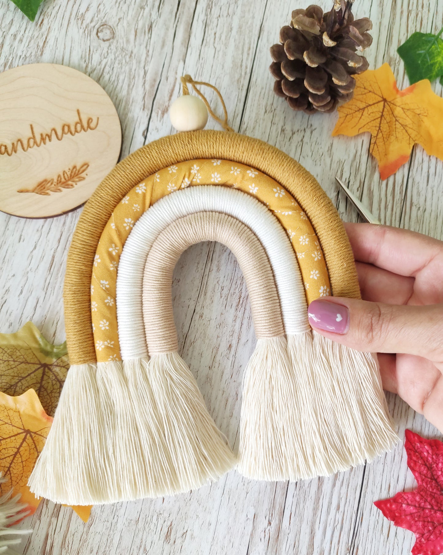 'Fall' Rainbow Wall Hanging
