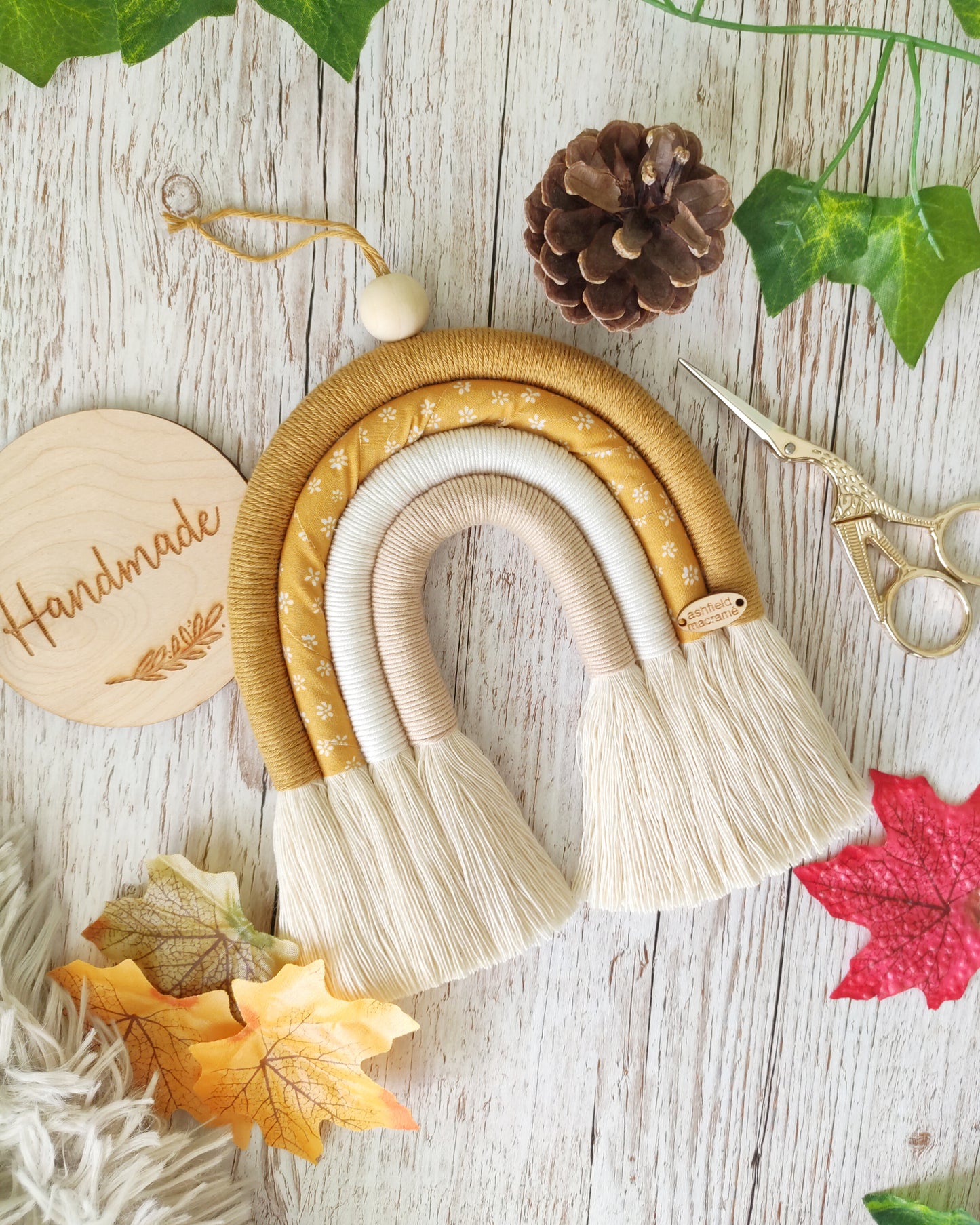 'Fall' Rainbow Wall Hanging