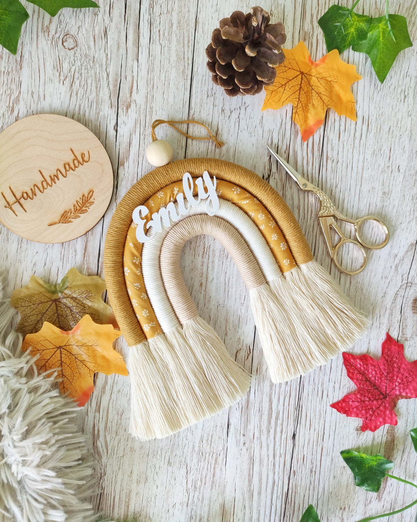 'Fall' Rainbow Wall Hanging