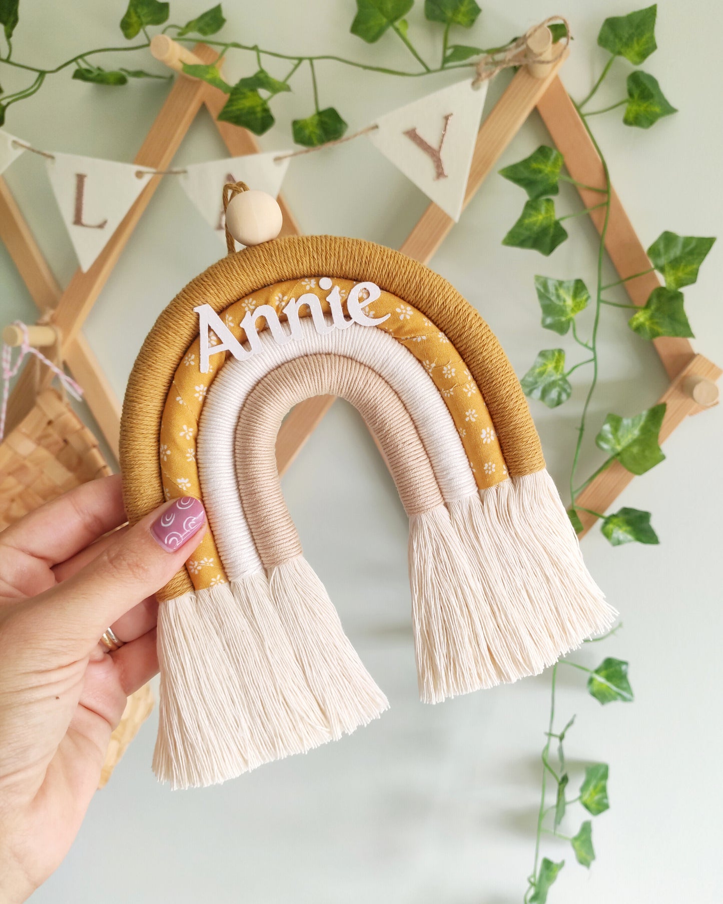 'Fall' Rainbow Wall Hanging