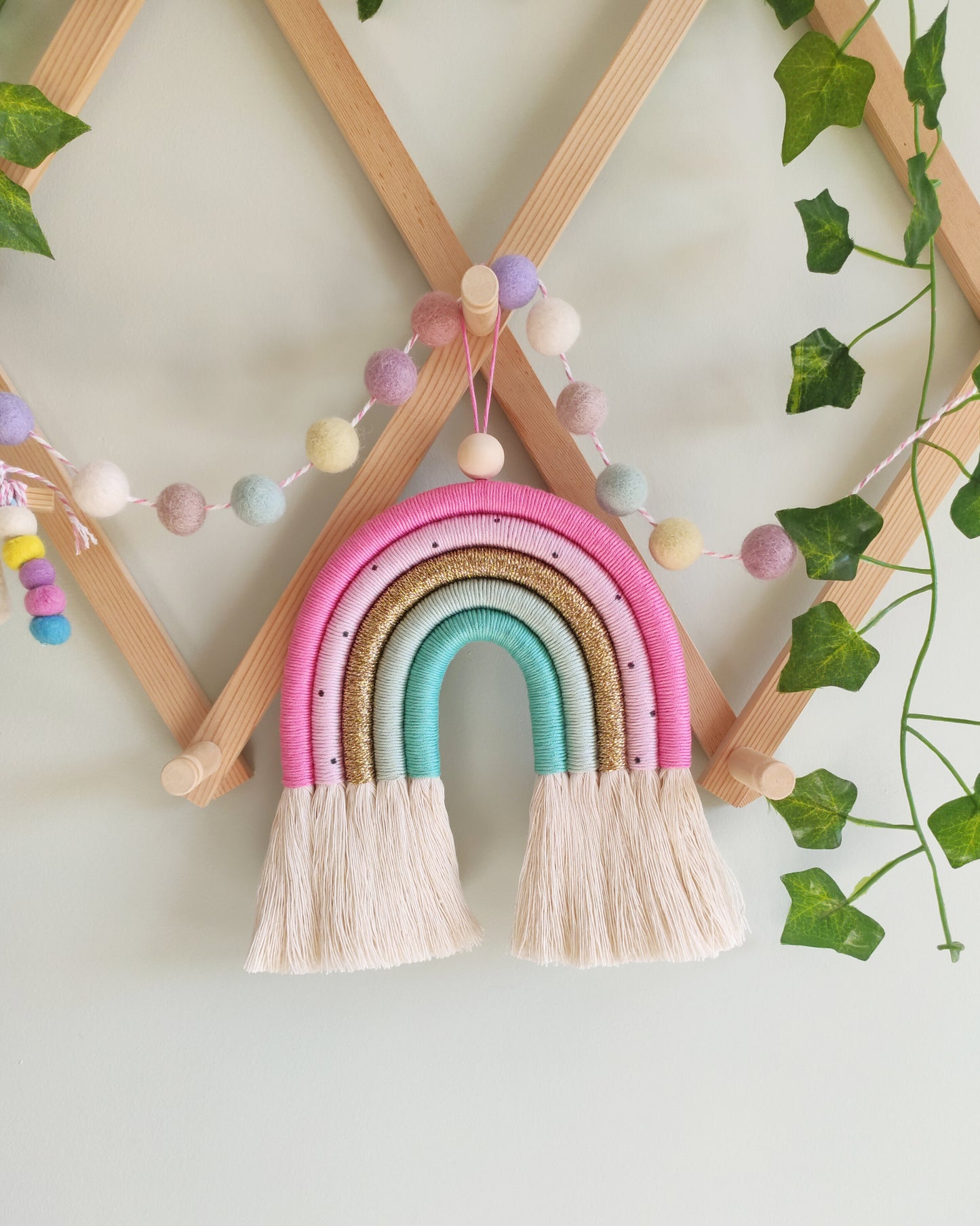 'Fuchsia' Rainbow Wall Hanging