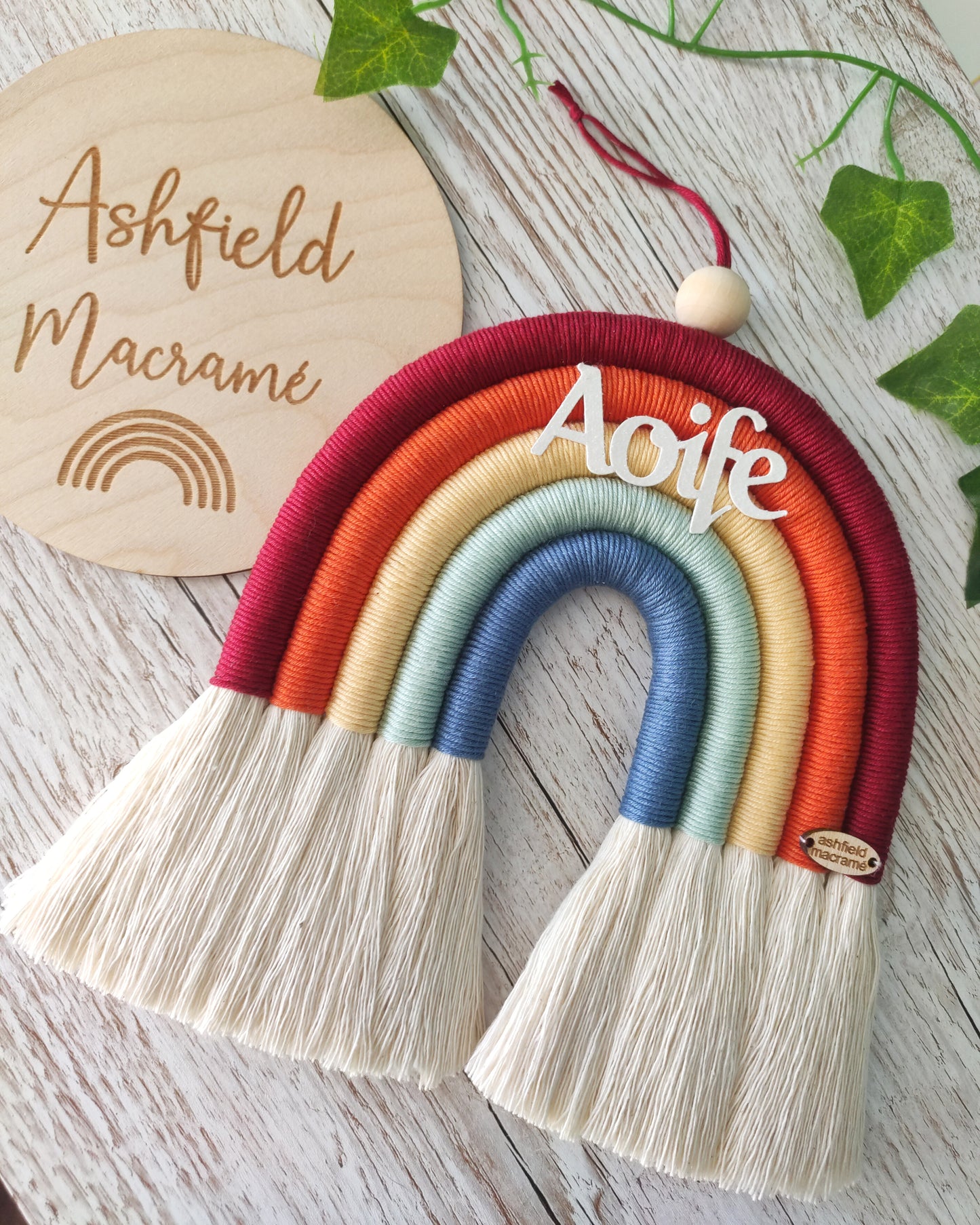 'The Classic' - Handmade Rainbow Wall Hanging