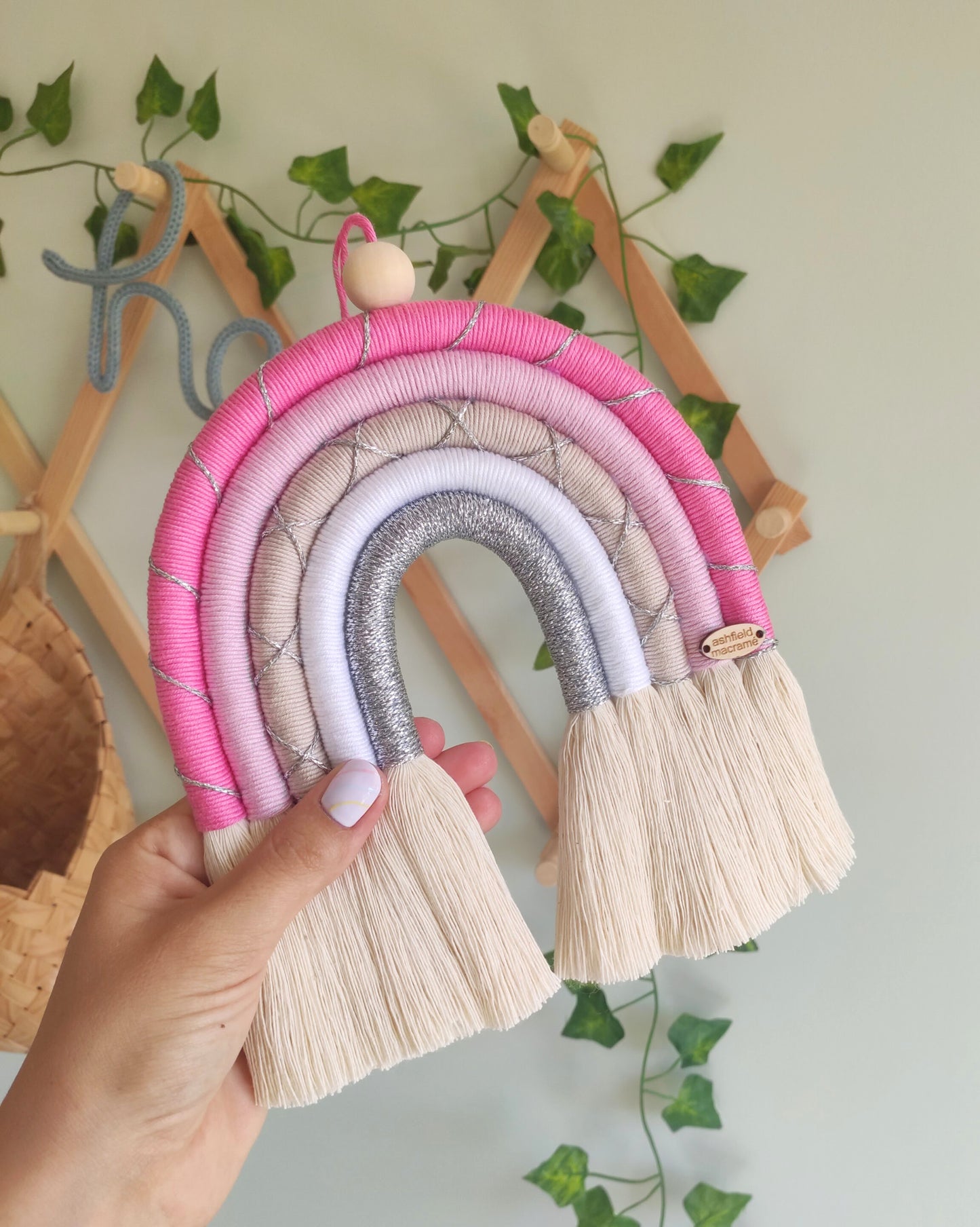 Flamingo | Handmade Rainbow Wall Hanging