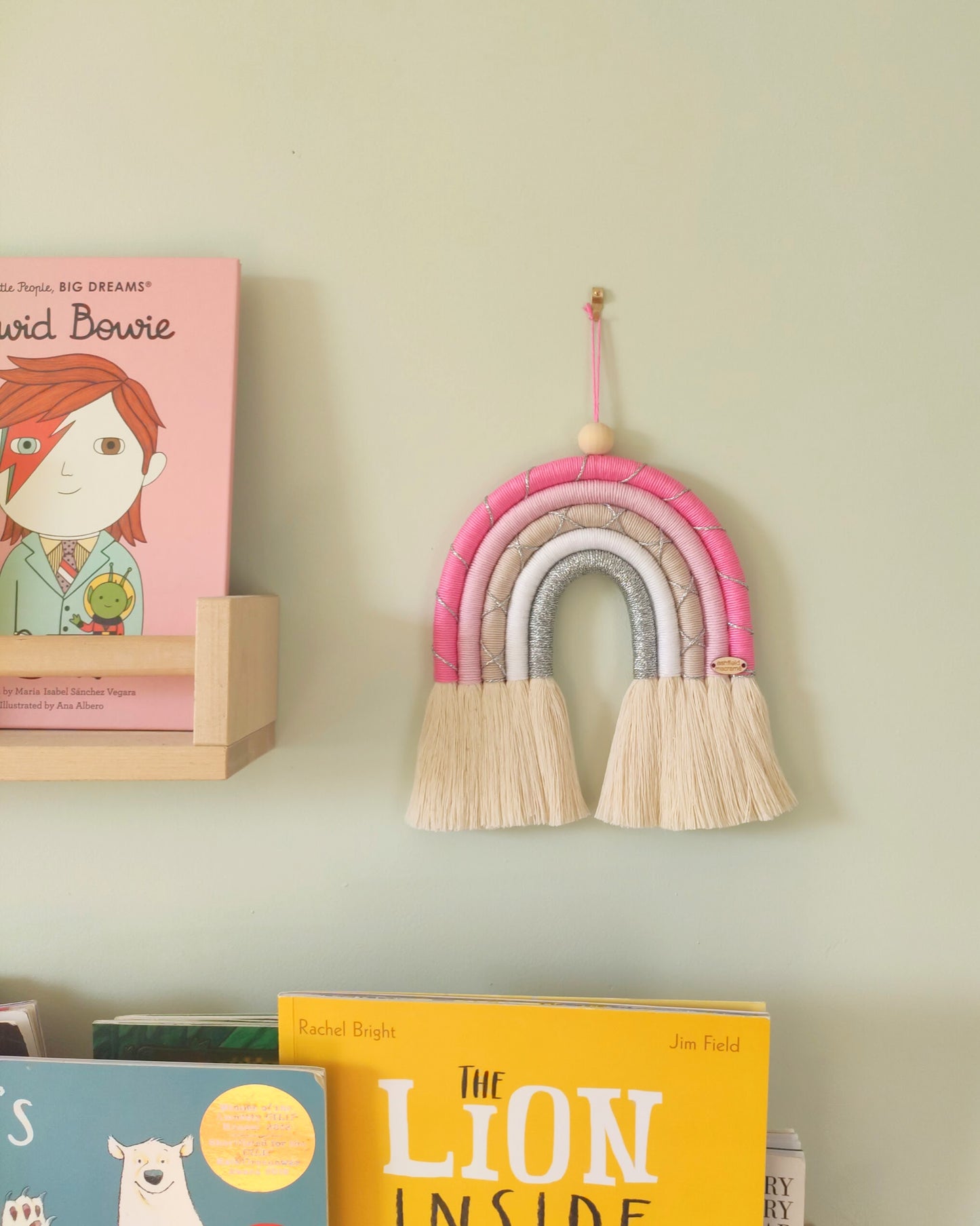Flamingo | Handmade Rainbow Wall Hanging