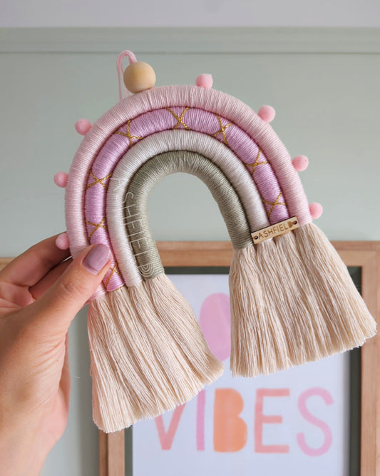 "Blush" Rainbow Wall Hanging