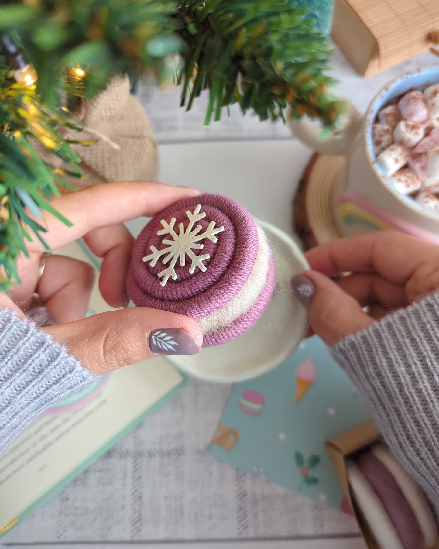 Macaron - Christmas Ornament