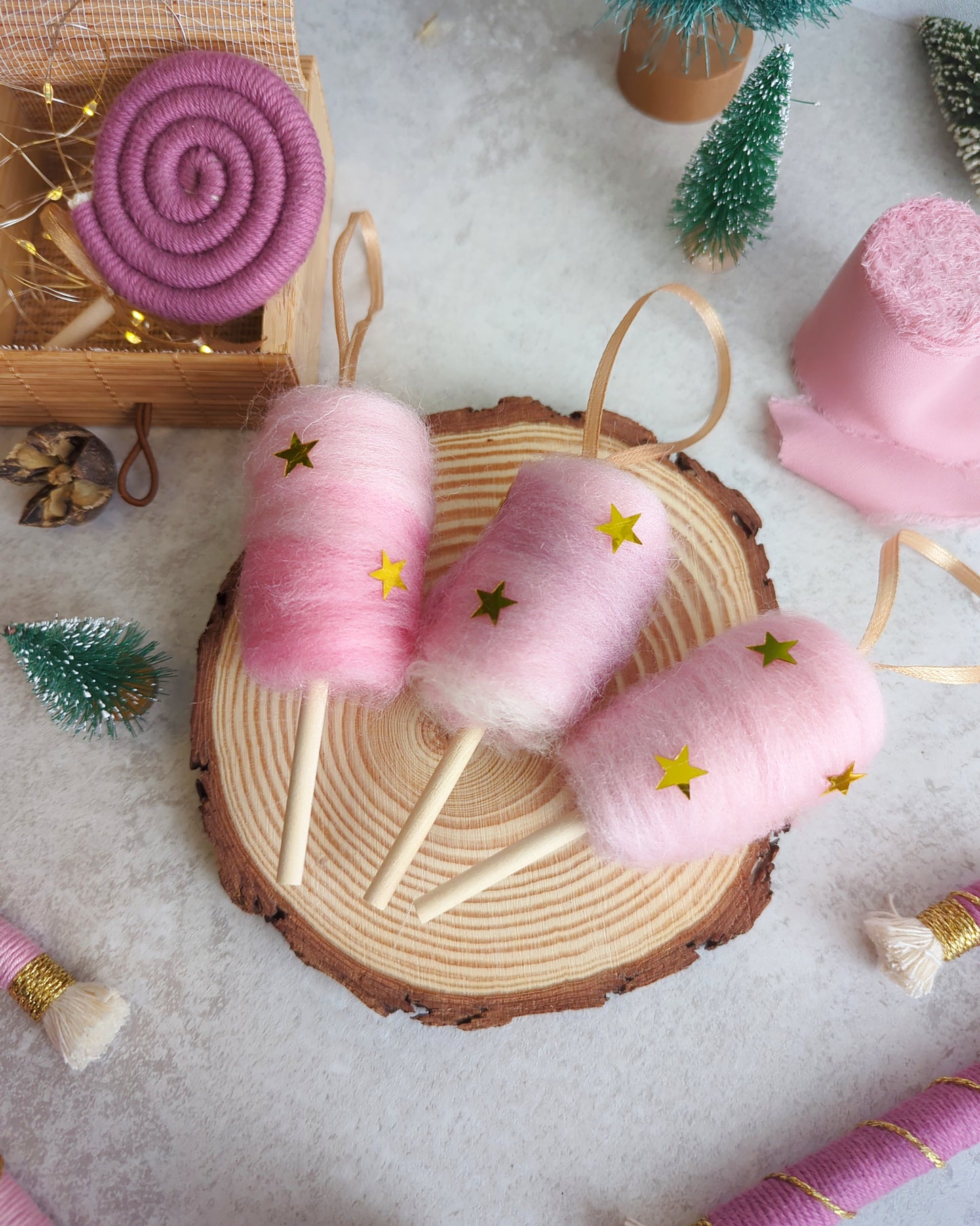 Candy Floss - Christmas Tree Ornament