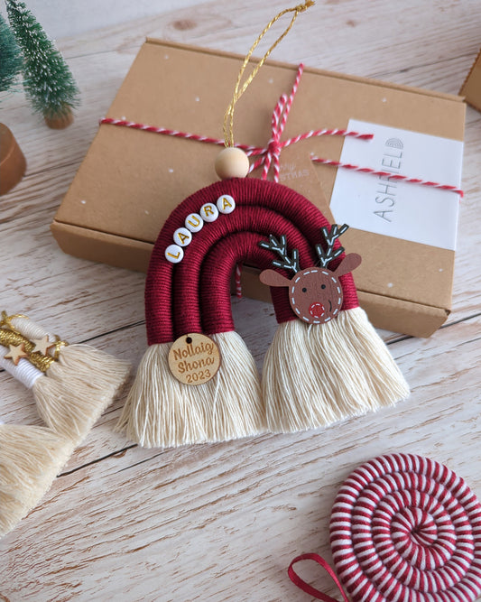 Reindeer rainbows - Christmas ornaments