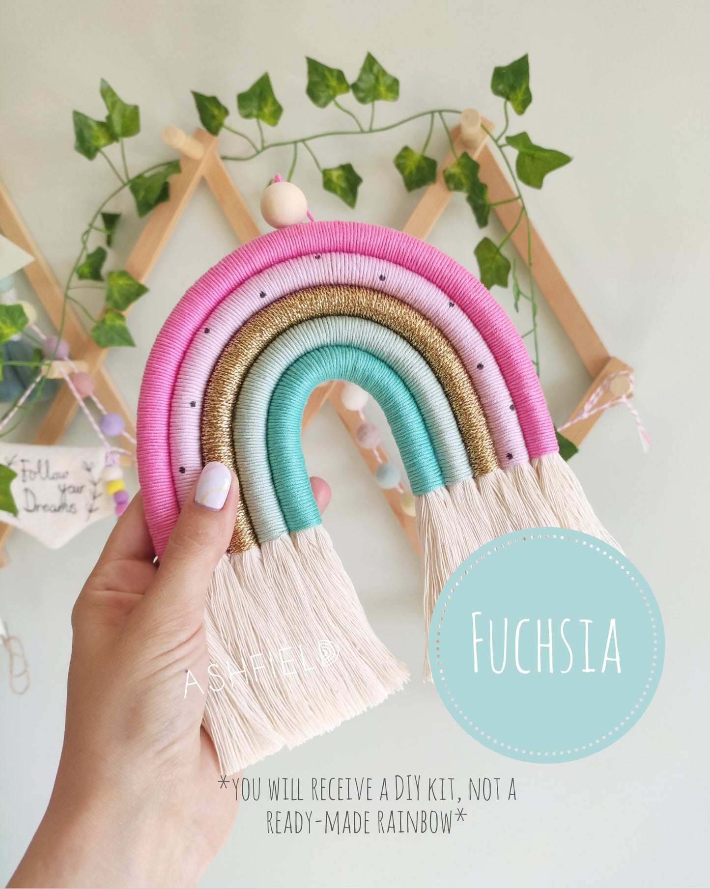 DIY KIT: Rainbow Wall Hanging