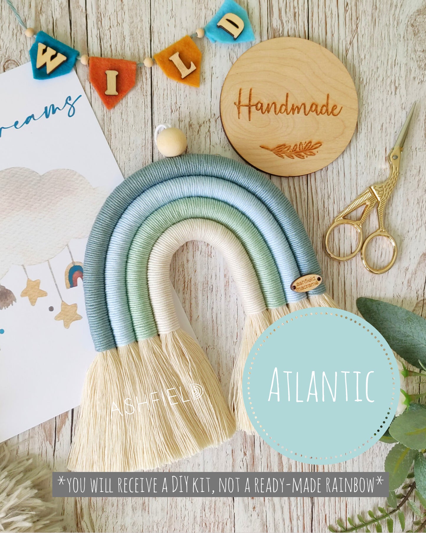 DIY KIT: Rainbow Wall Hanging