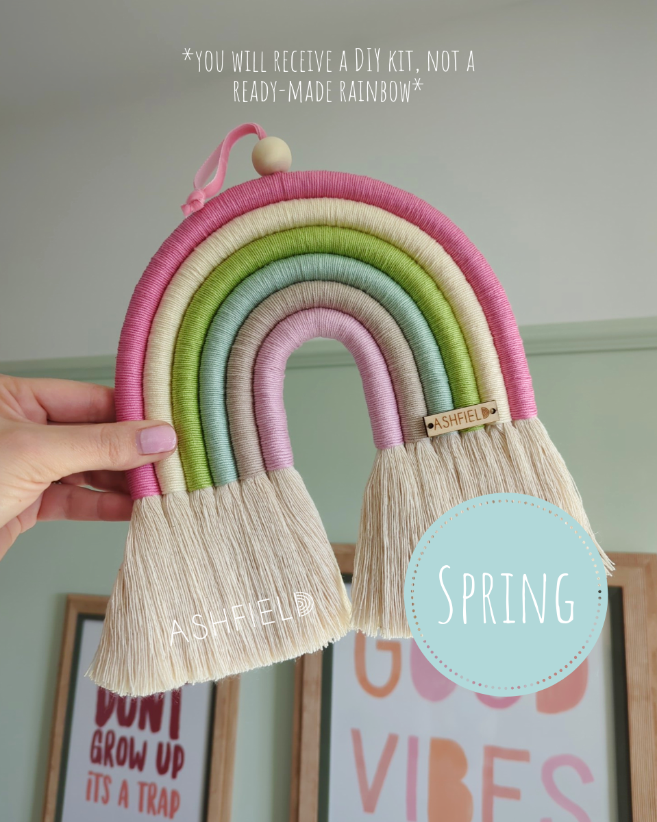 DIY KIT: Rainbow Wall Hanging