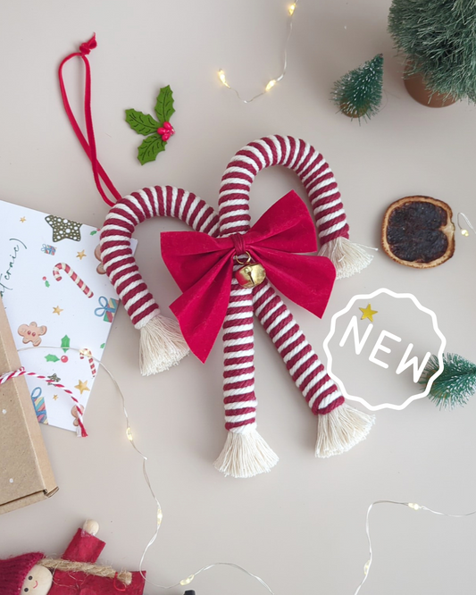 Candy Cane Bow - NEW!