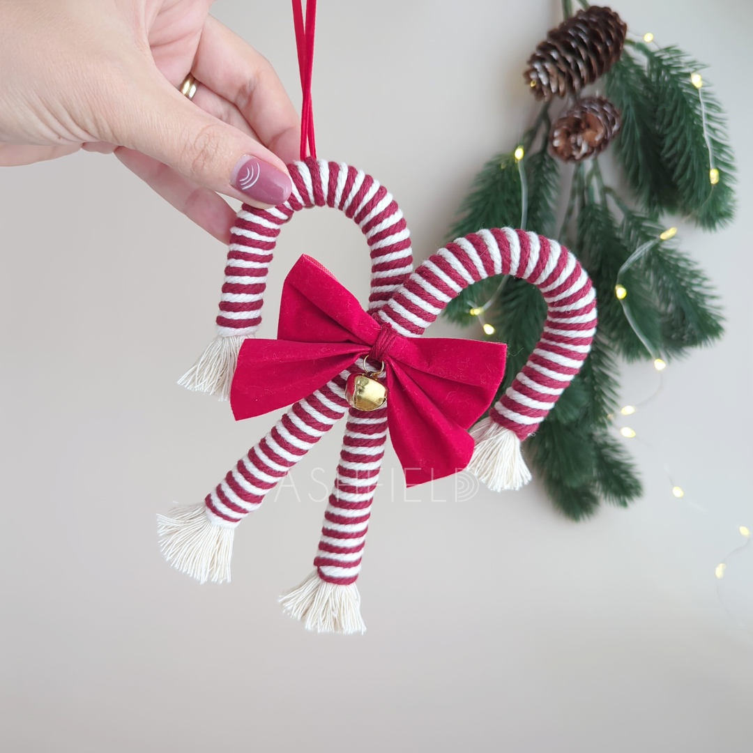 Candy Cane Bow - NEW!