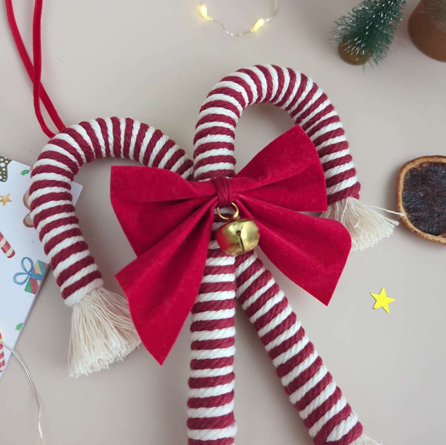 Candy Cane Bow - NEW!