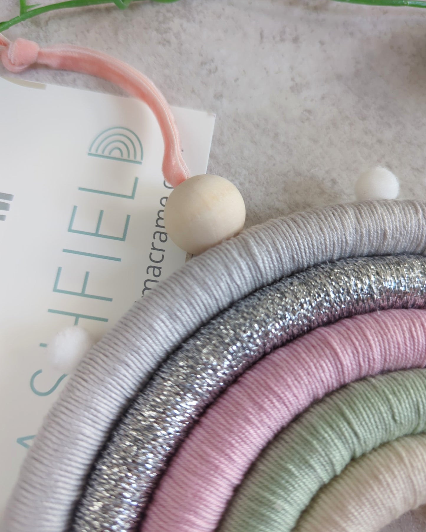 'Pink Cloud' Rainbow Wall Hanging
