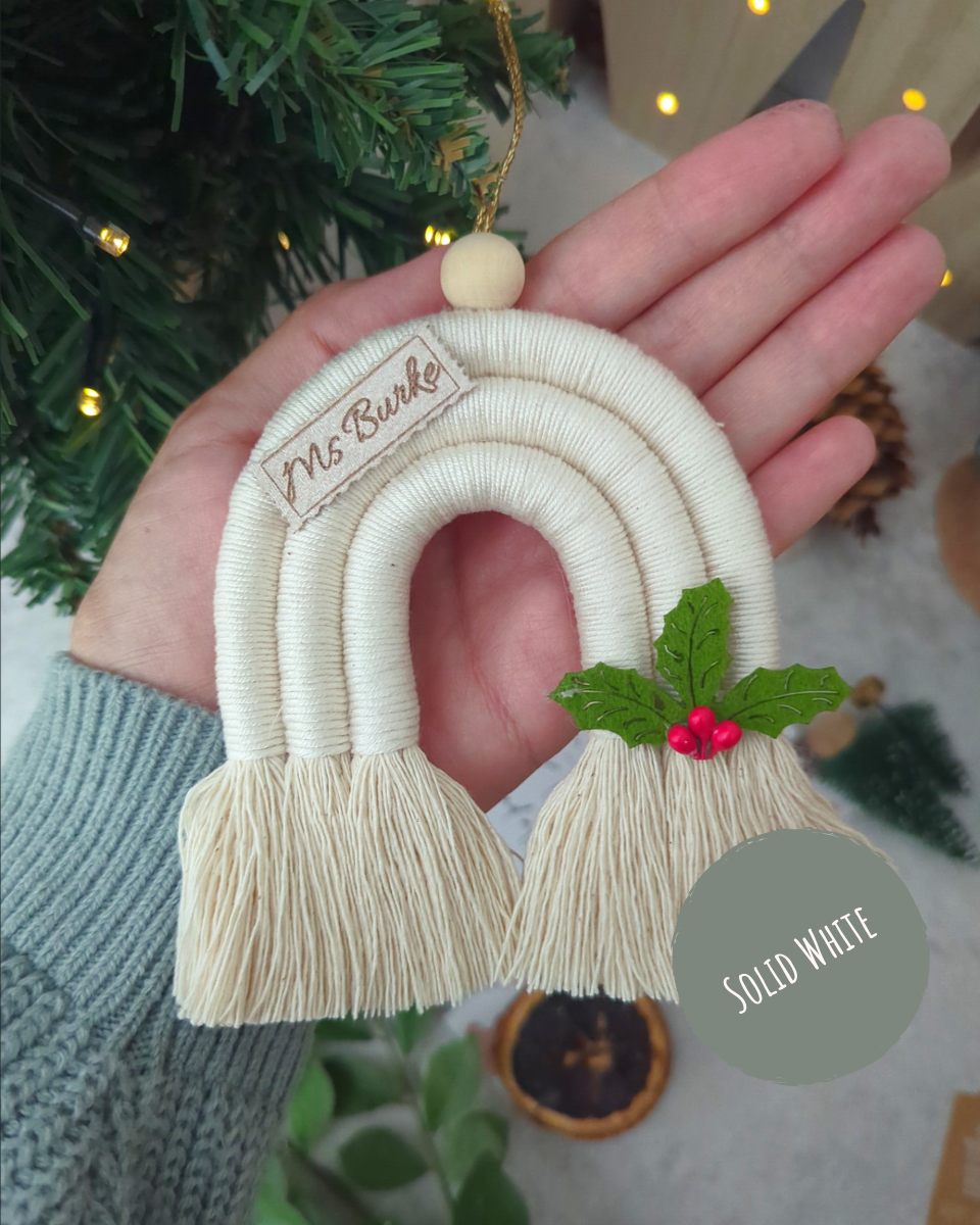 - LARGE RAINBOW ORNAMENT - 🦌 Personalised