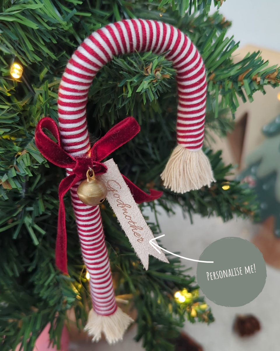 - LARGE CANDY CANE - 🎄 Personalised
