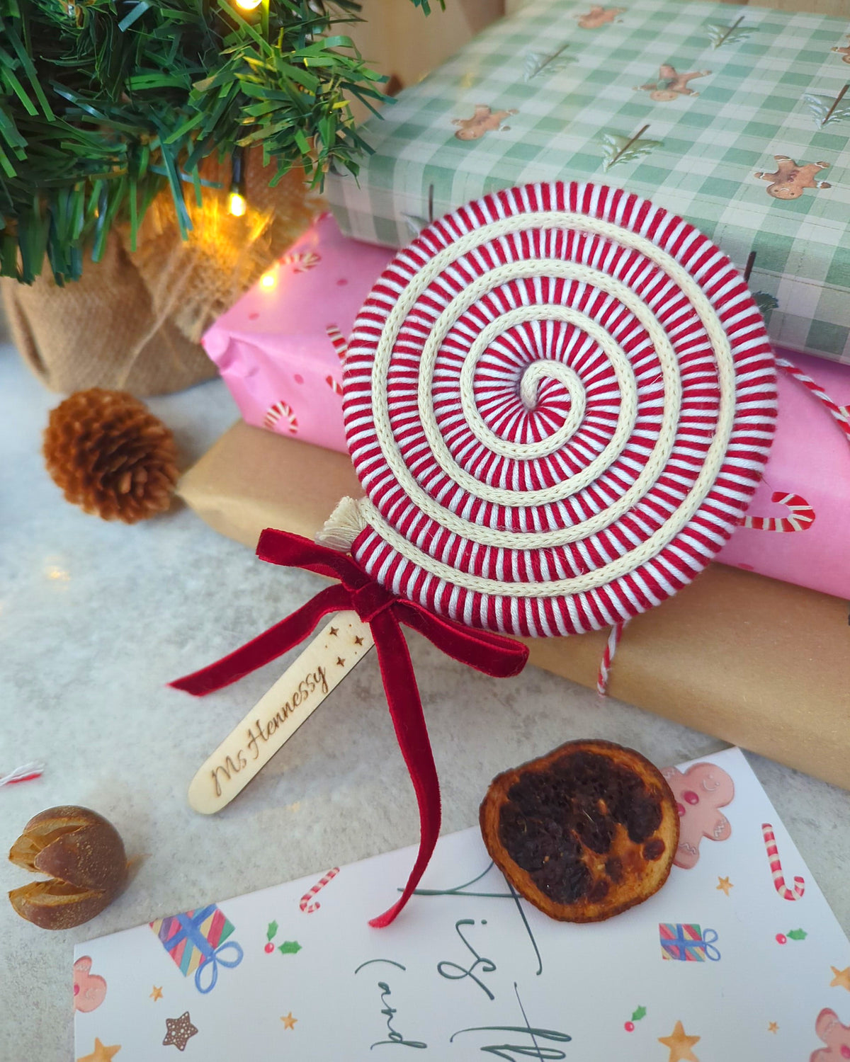 - LARGE LOLLIPOP ORNAMENT - 🍭 Personalised