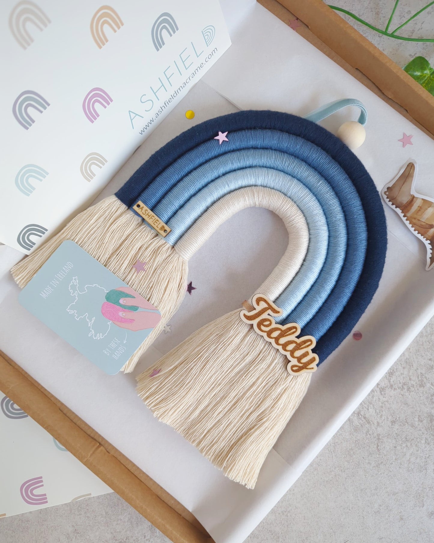 'Bluebird' Rainbow Wall Hanging