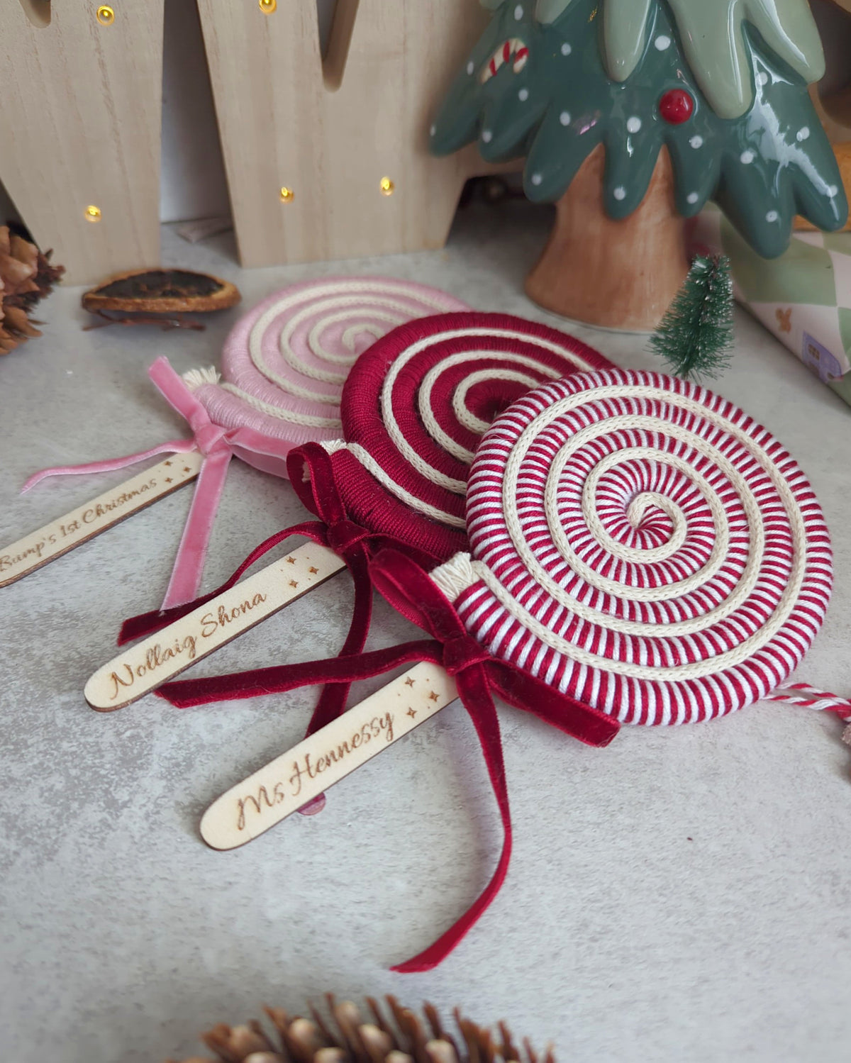 - LARGE LOLLIPOP ORNAMENT - 🍭 Personalised
