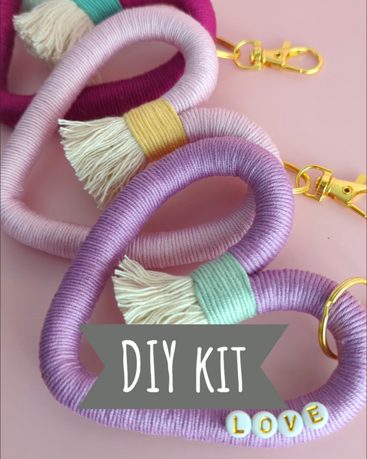 DIY KIT: Heart Keyring
