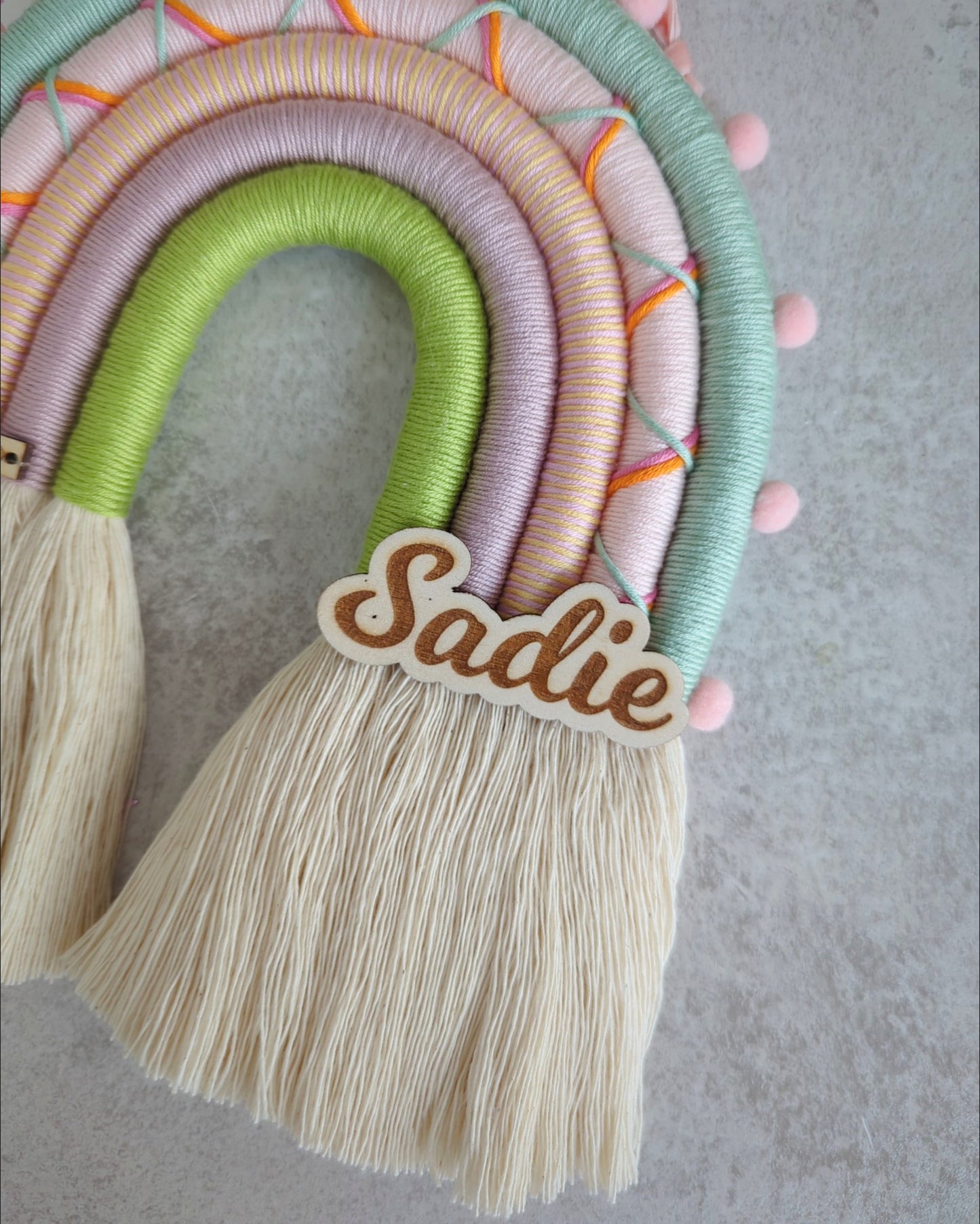 'Confetti Skies' Rainbow Wall Hanging