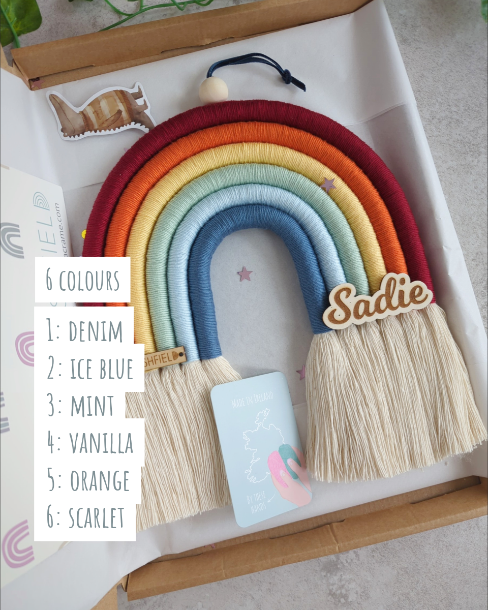 DESIGN YOUR RAINBOW WALL HANGING - CUSTOM COLOURS