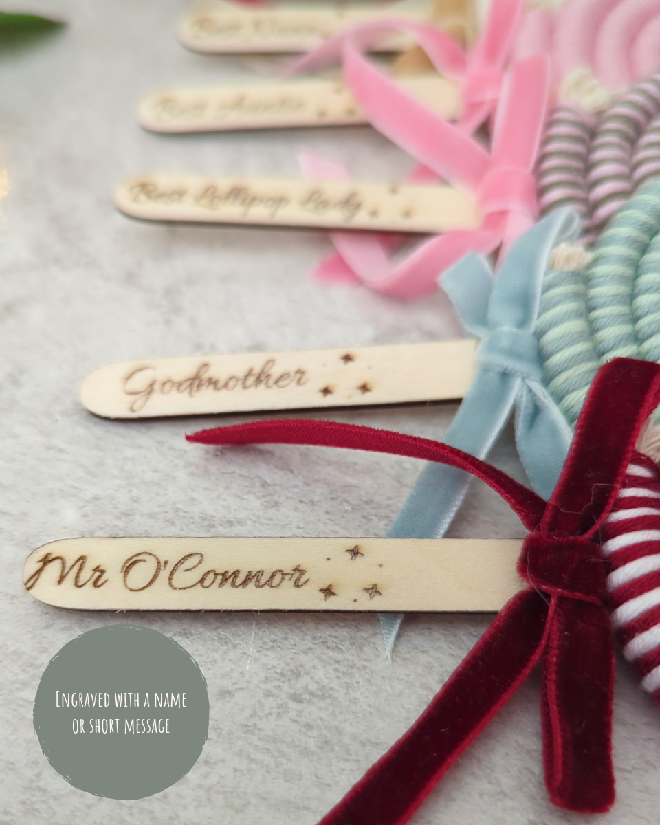 - LOLLIPOP ORNAMENT - 🍭 Personalised