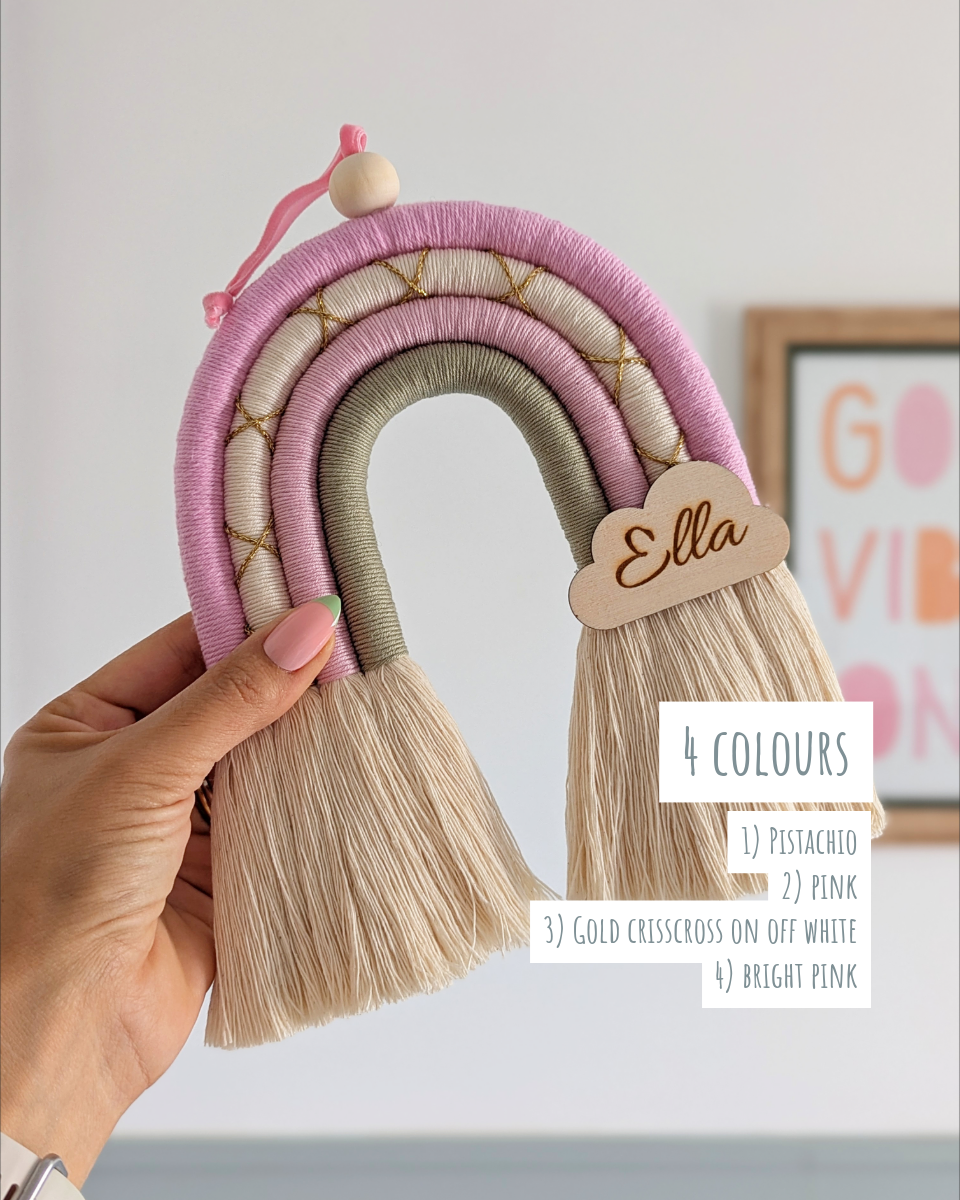 DESIGN YOUR RAINBOW WALL HANGING - CUSTOM COLOURS