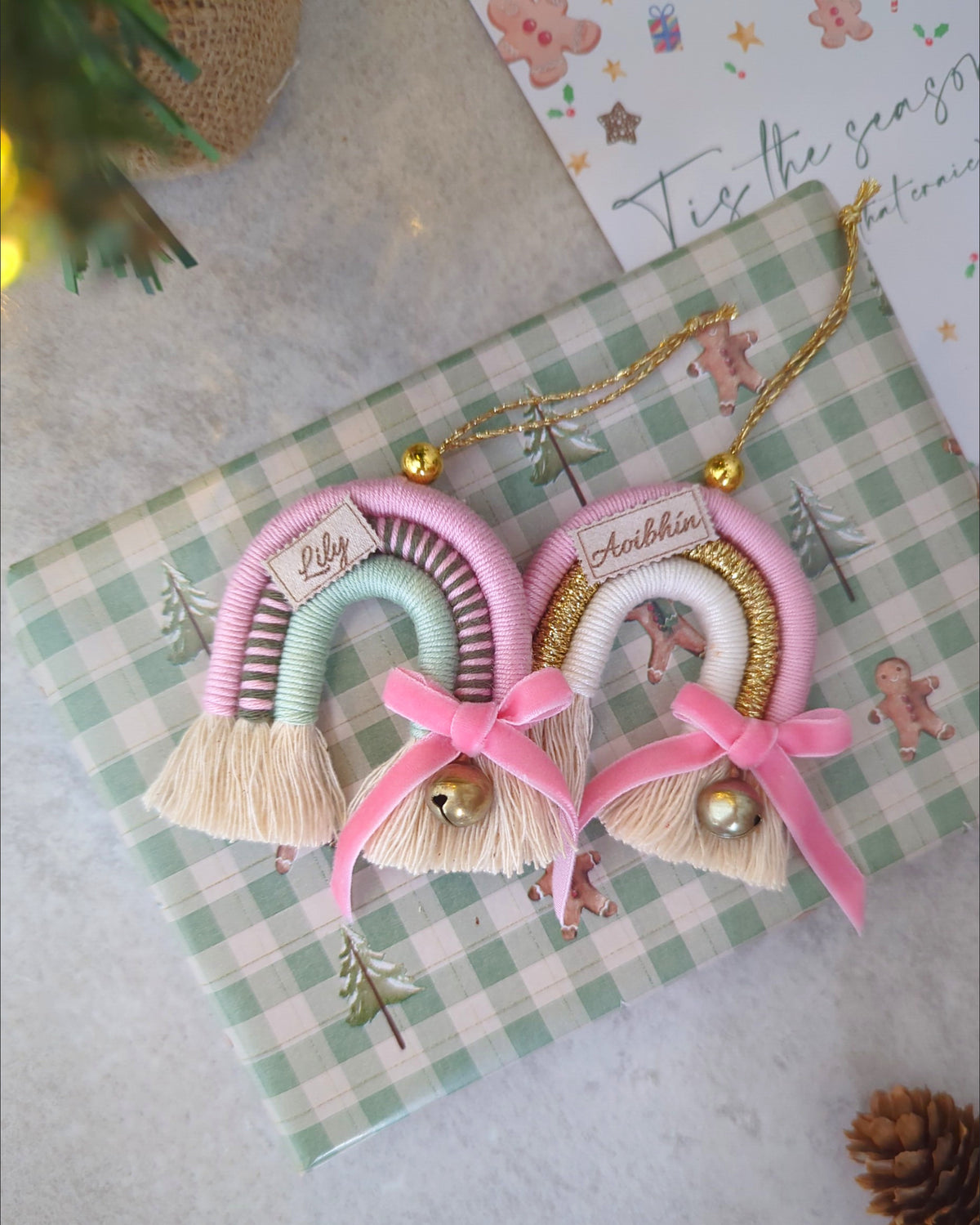 - MINI RAINBOW ORNAMENT -  🎄Personalised