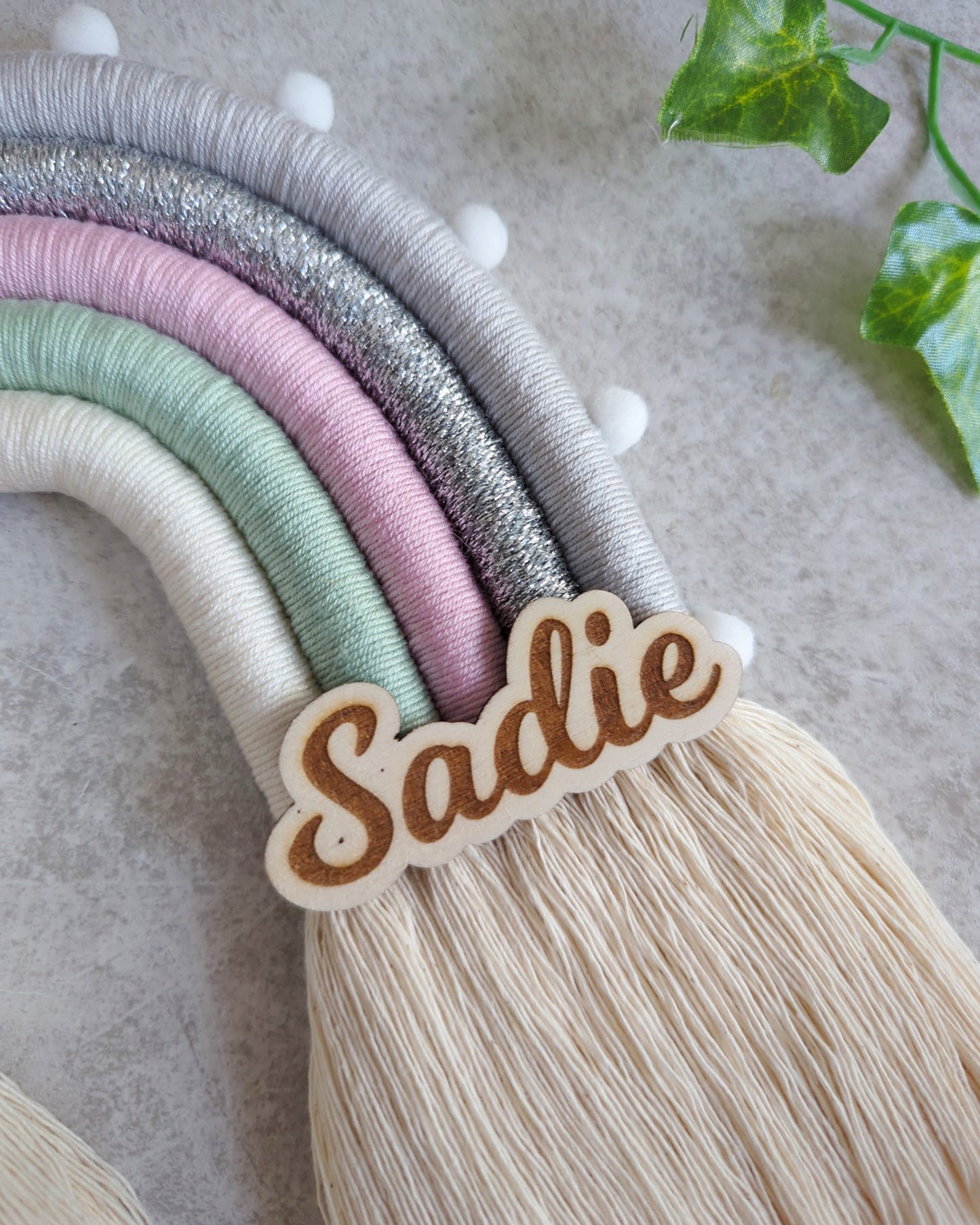 'Pink Cloud' Rainbow Wall Hanging