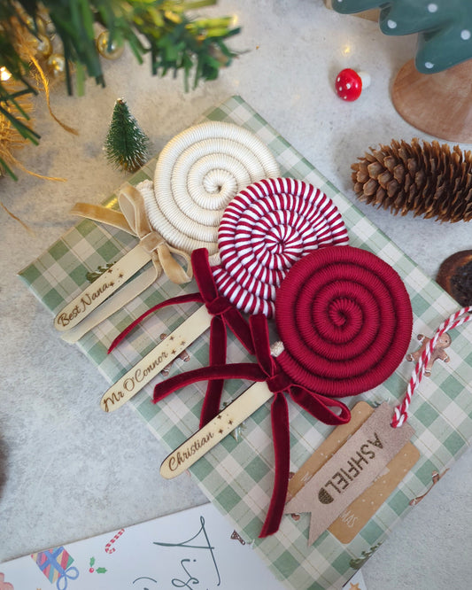 - LOLLIPOP ORNAMENT - 🍭 Personalised