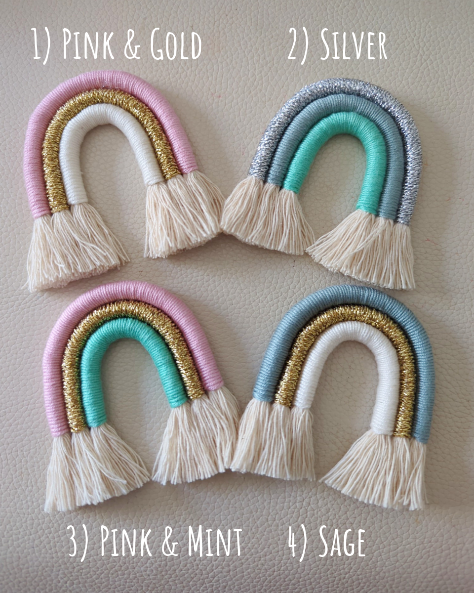 Engraved Banner with Rainbow & Tassel