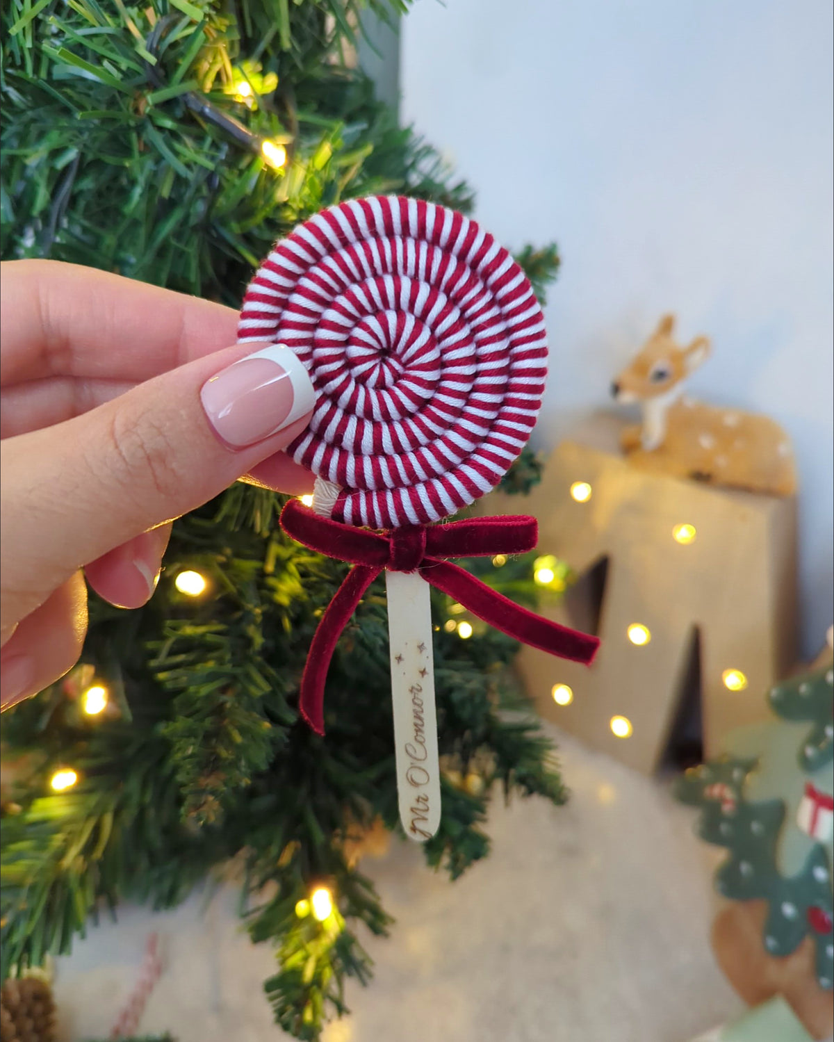 - LOLLIPOP ORNAMENT - 🍭 Personalised