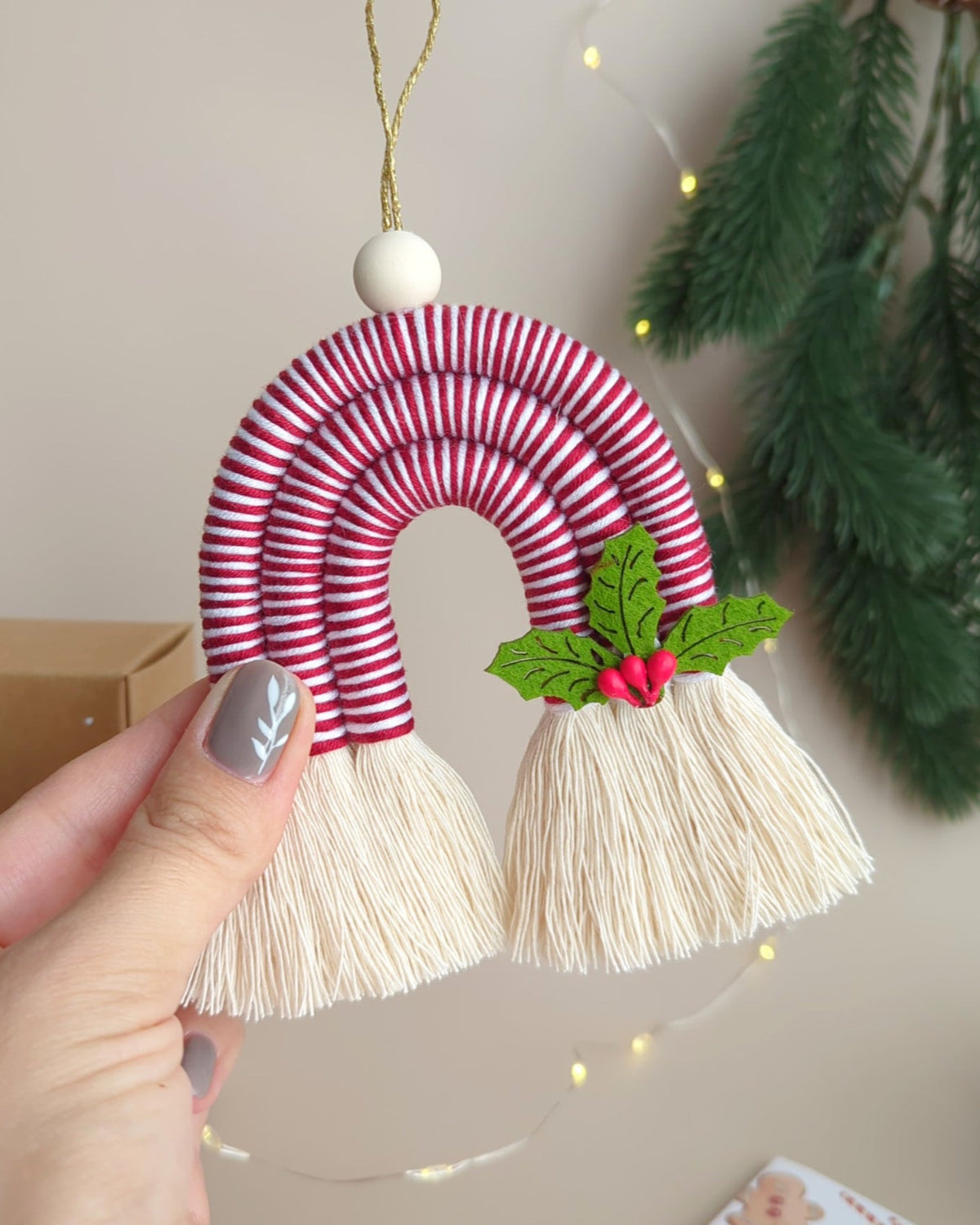 - LARGE RAINBOW ORNAMENT - 🦌 Personalised