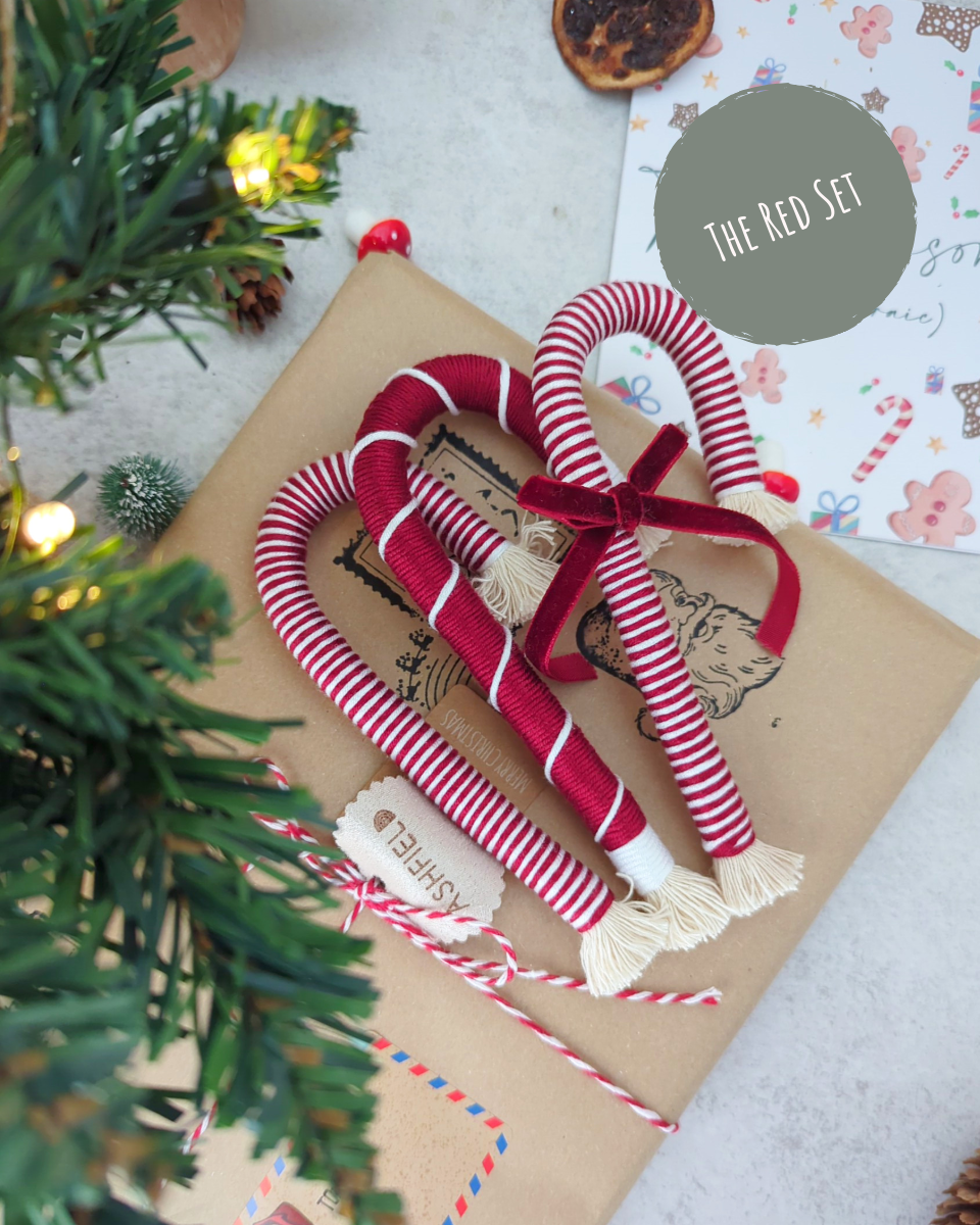 CANDY CANES - SETS OF 3 OR 6