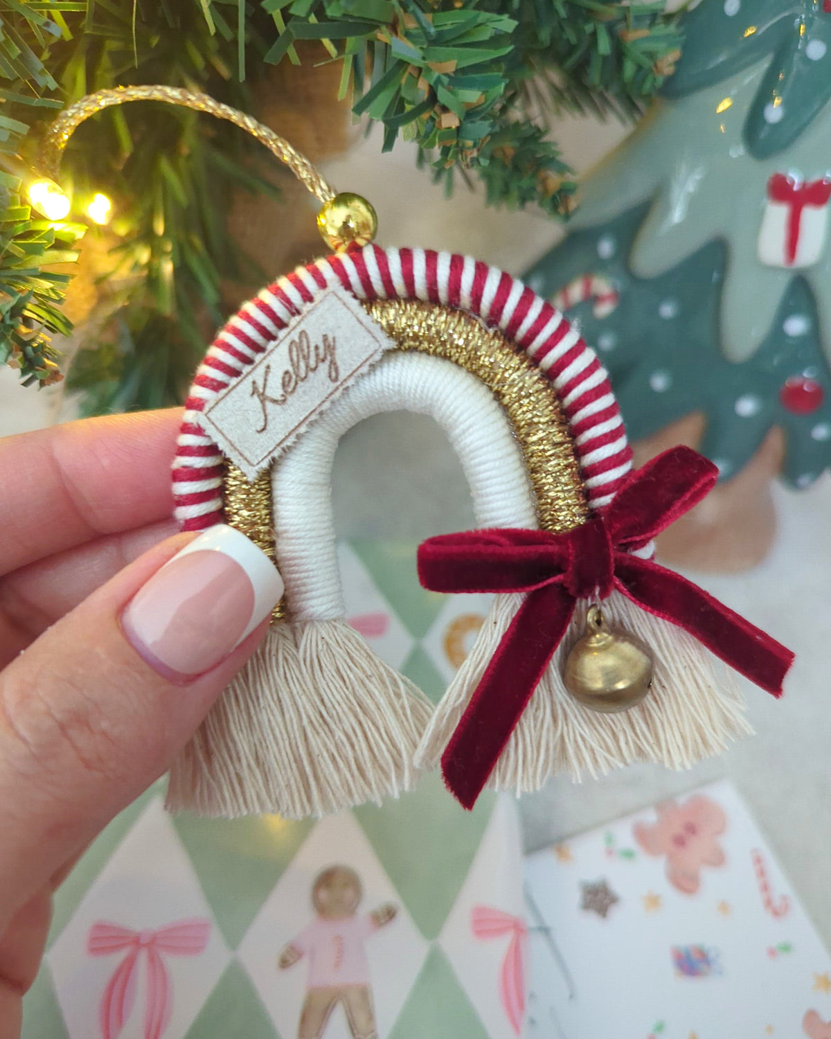 - MINI RAINBOW ORNAMENT -  🎄Personalised